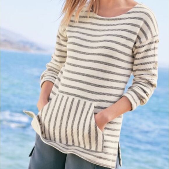 Soft Surroundings Asya Top Shirt Women’s Large - Picture 1 of 5